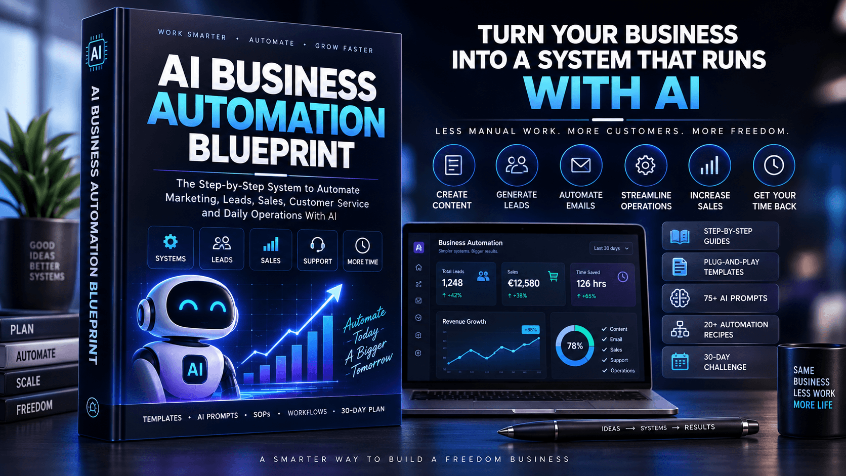 The AI Business Automation Blueprint: 30 Days to Freedom